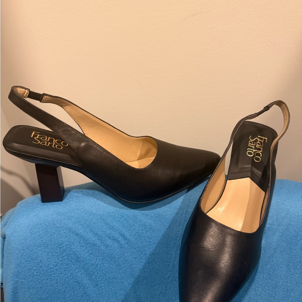 Franco Sarto Black Classic Heels